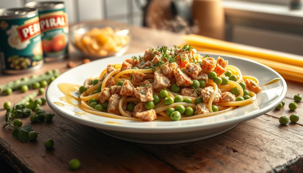 Ricetta della Pasta Tonno e Piselli Senza Panna: Pronta in 20 Minuti!